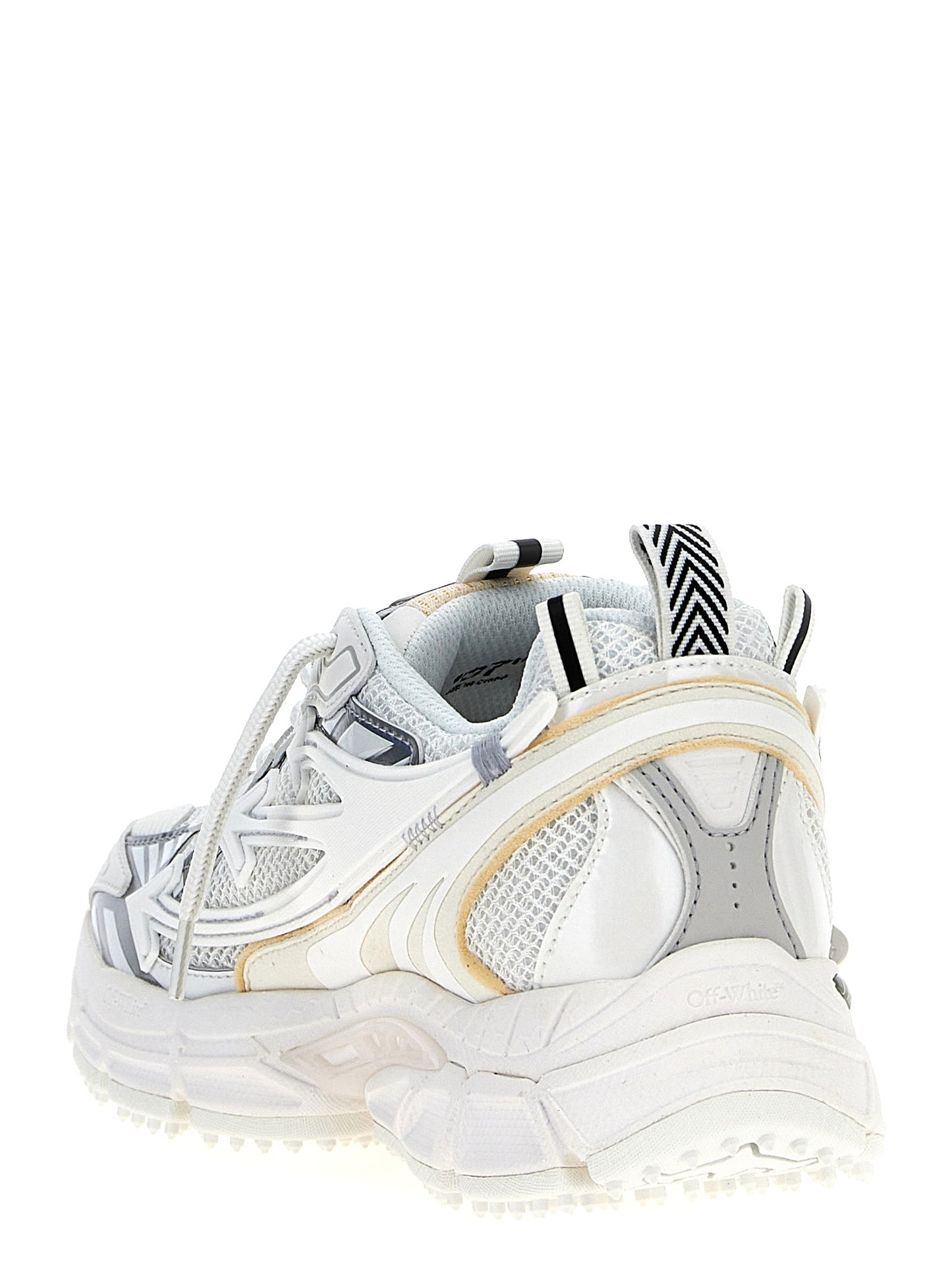 Off-White White Polyethylene Athletic Sneakers