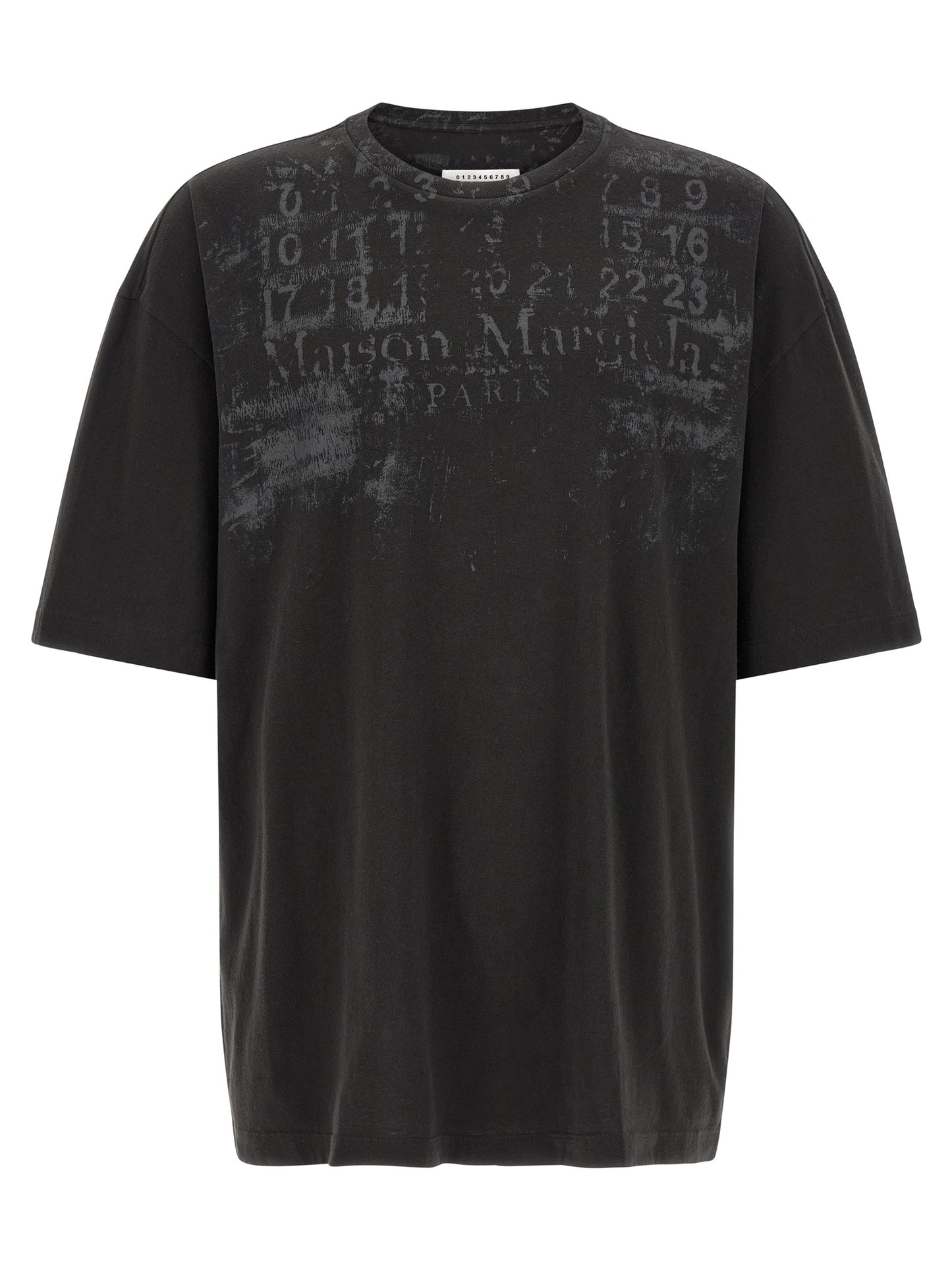 Maison Margiela Black Cotton Long Sleeve T-Shirt