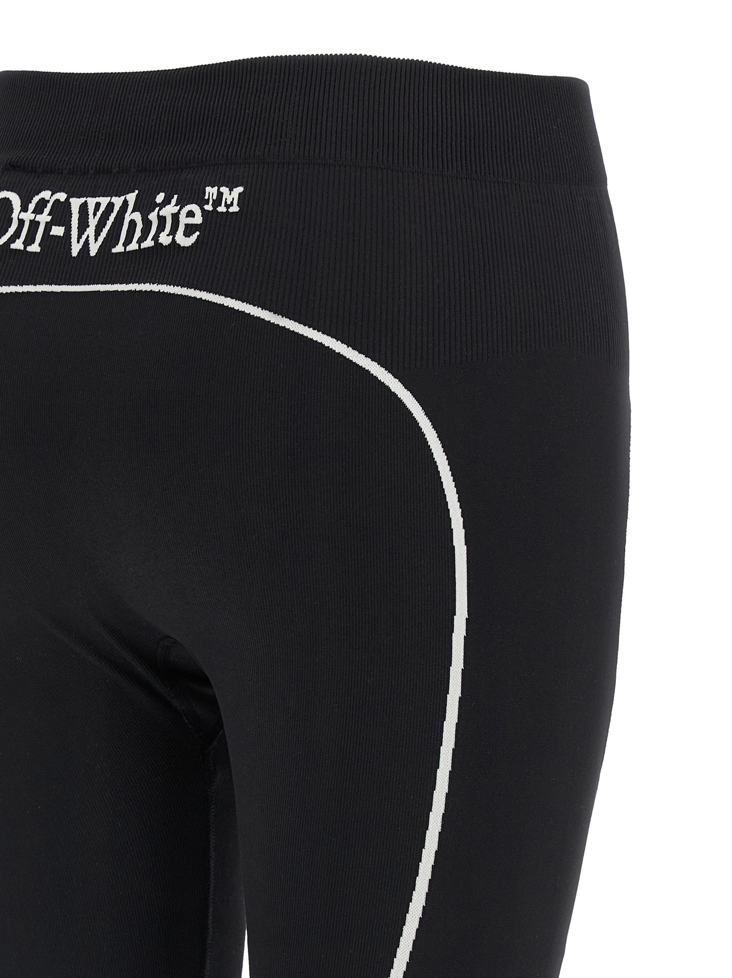 Off-White Black Polyamide Leggings