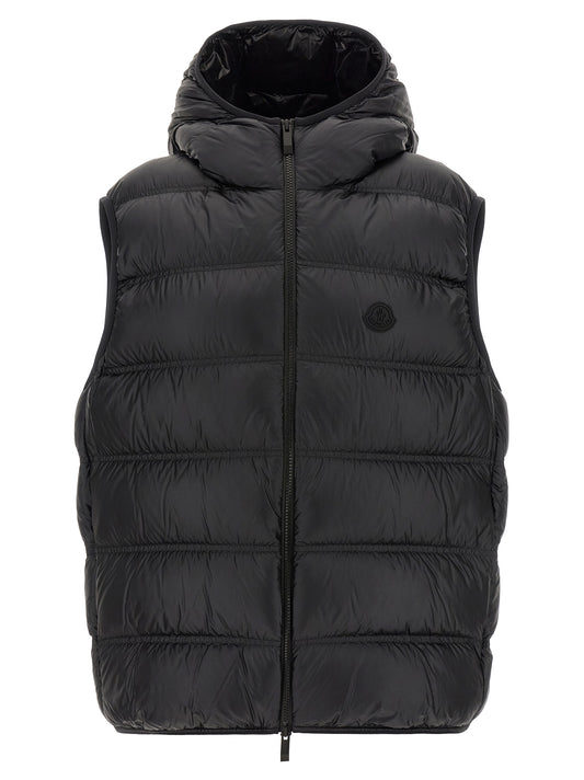 Moncler Black Polyamide Sleeveless Jacket