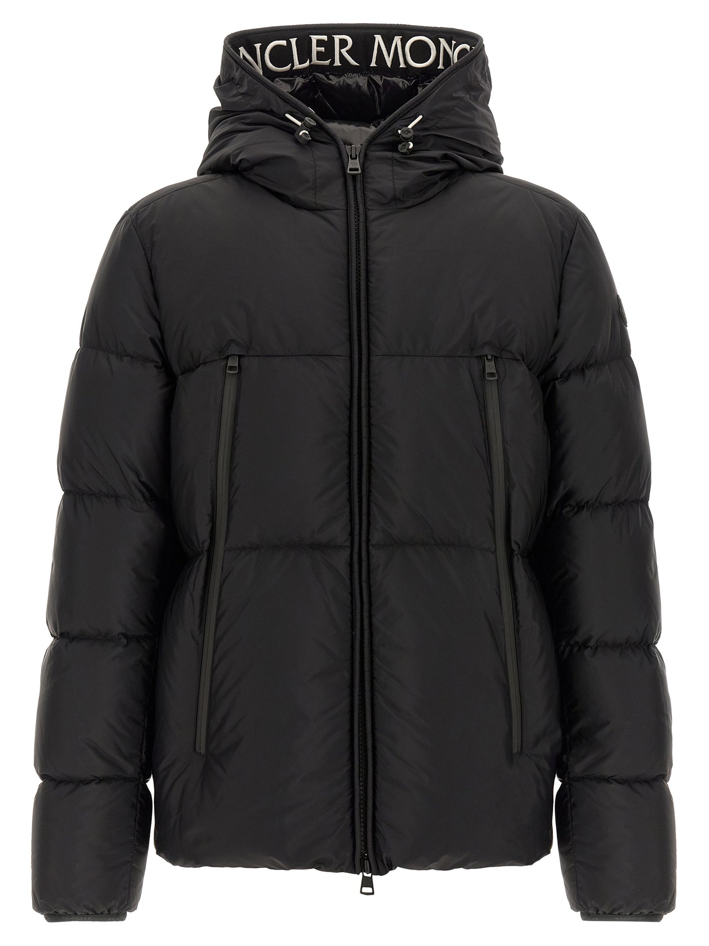 Moncler Black Polyamide Full-Length Jacket