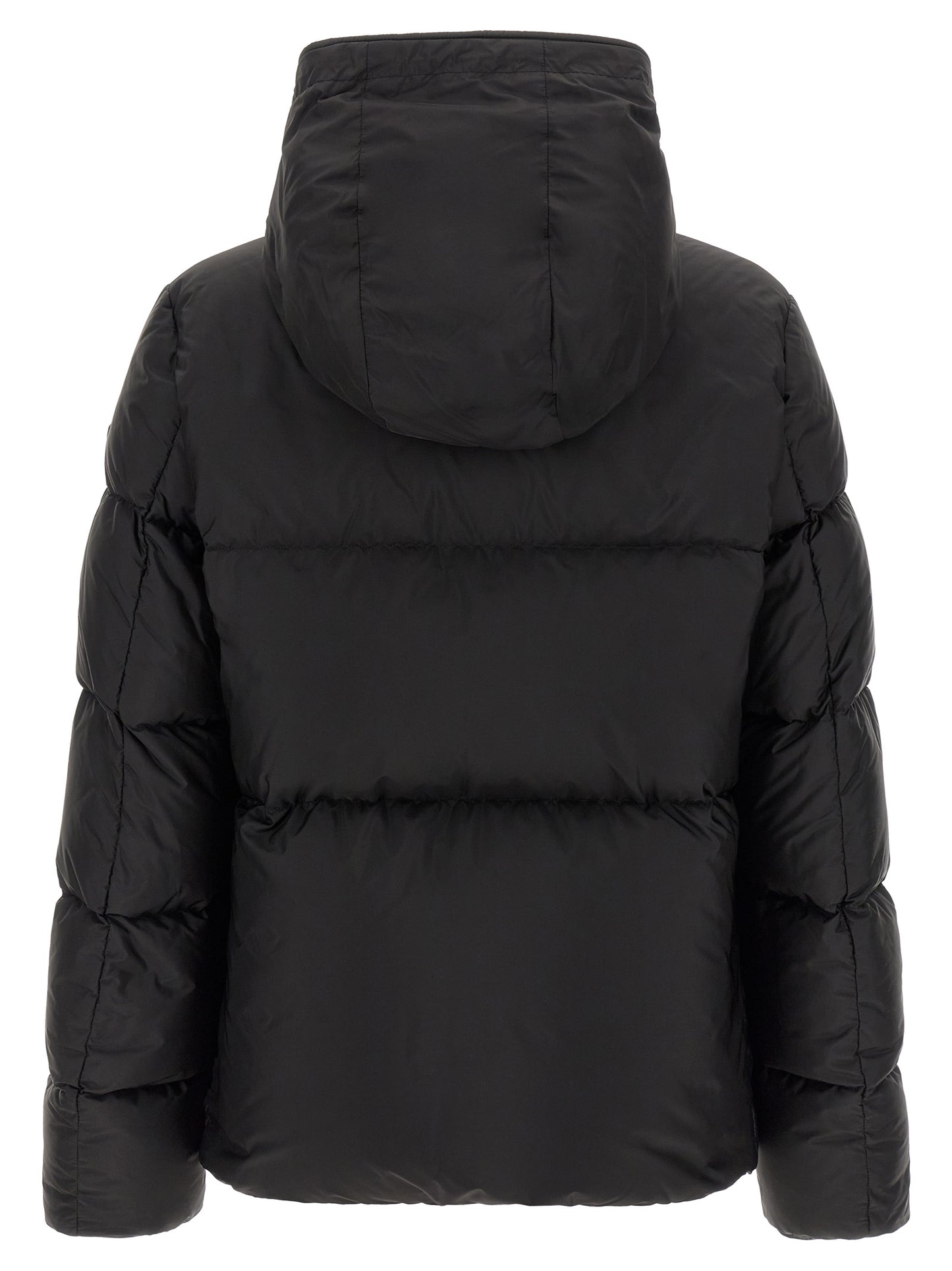 Moncler Black Polyamide Full-Length Jacket