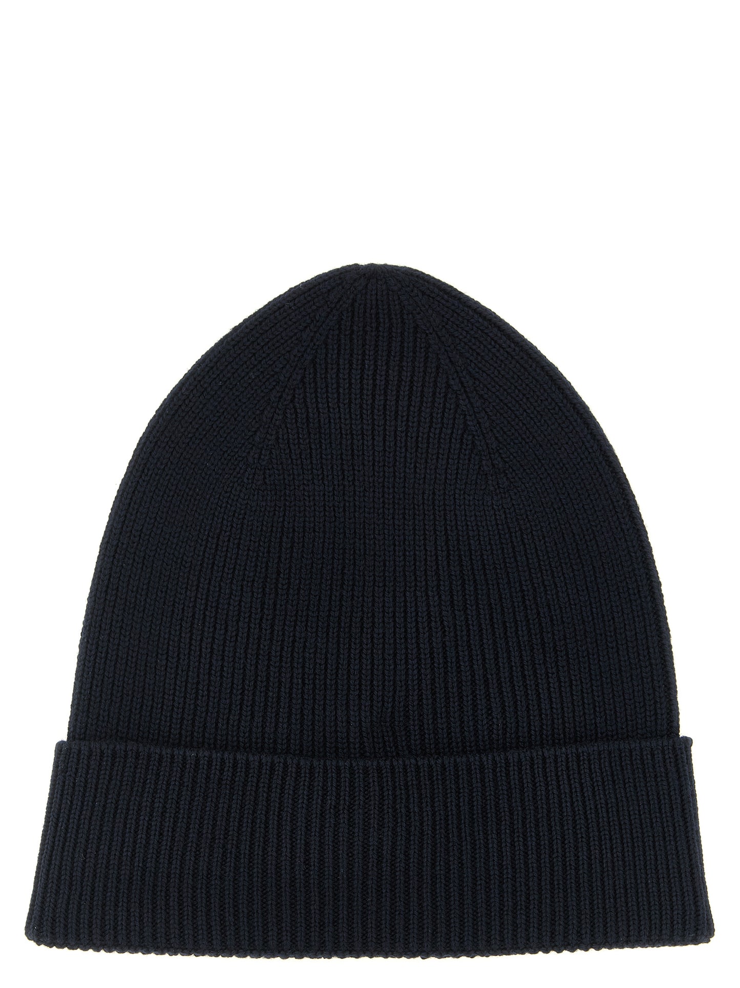 Moncler Blue Virgin Wool Beanie