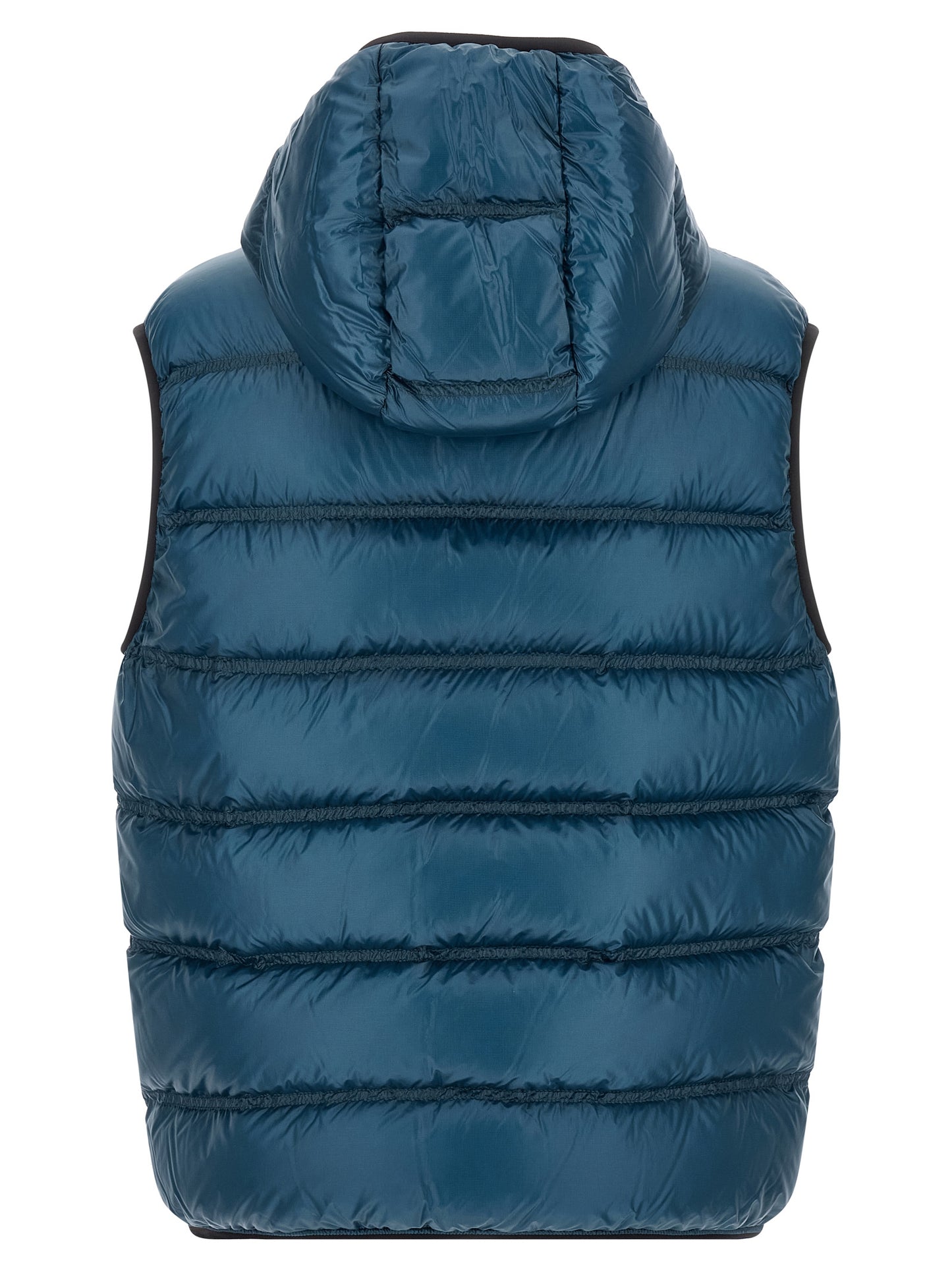 Moncler Blue Polyamide Full-Length Jacket