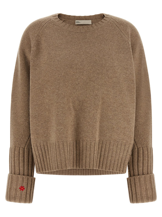 Tory Burch Beige Wool Cardigan