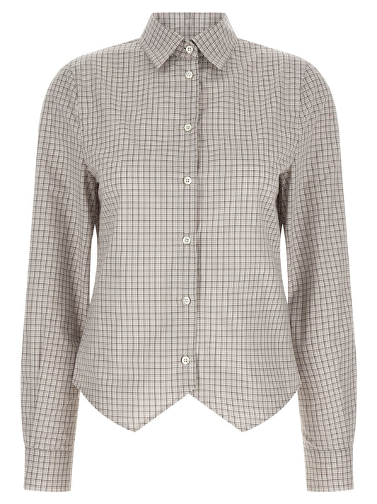 Maison Margiela Beige Cotton Blouse