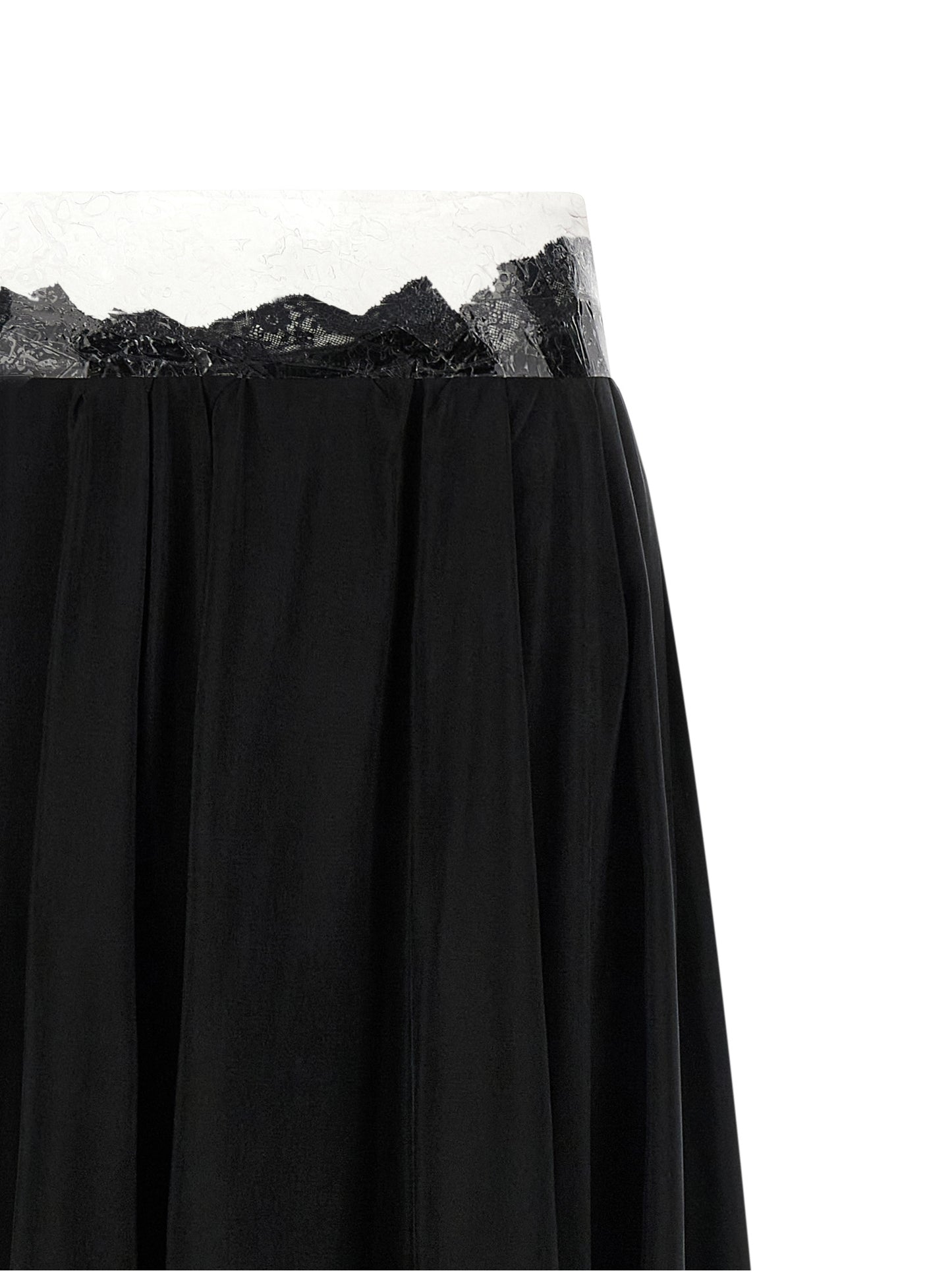 Maison Margiela Black Copper Mini Skirt
