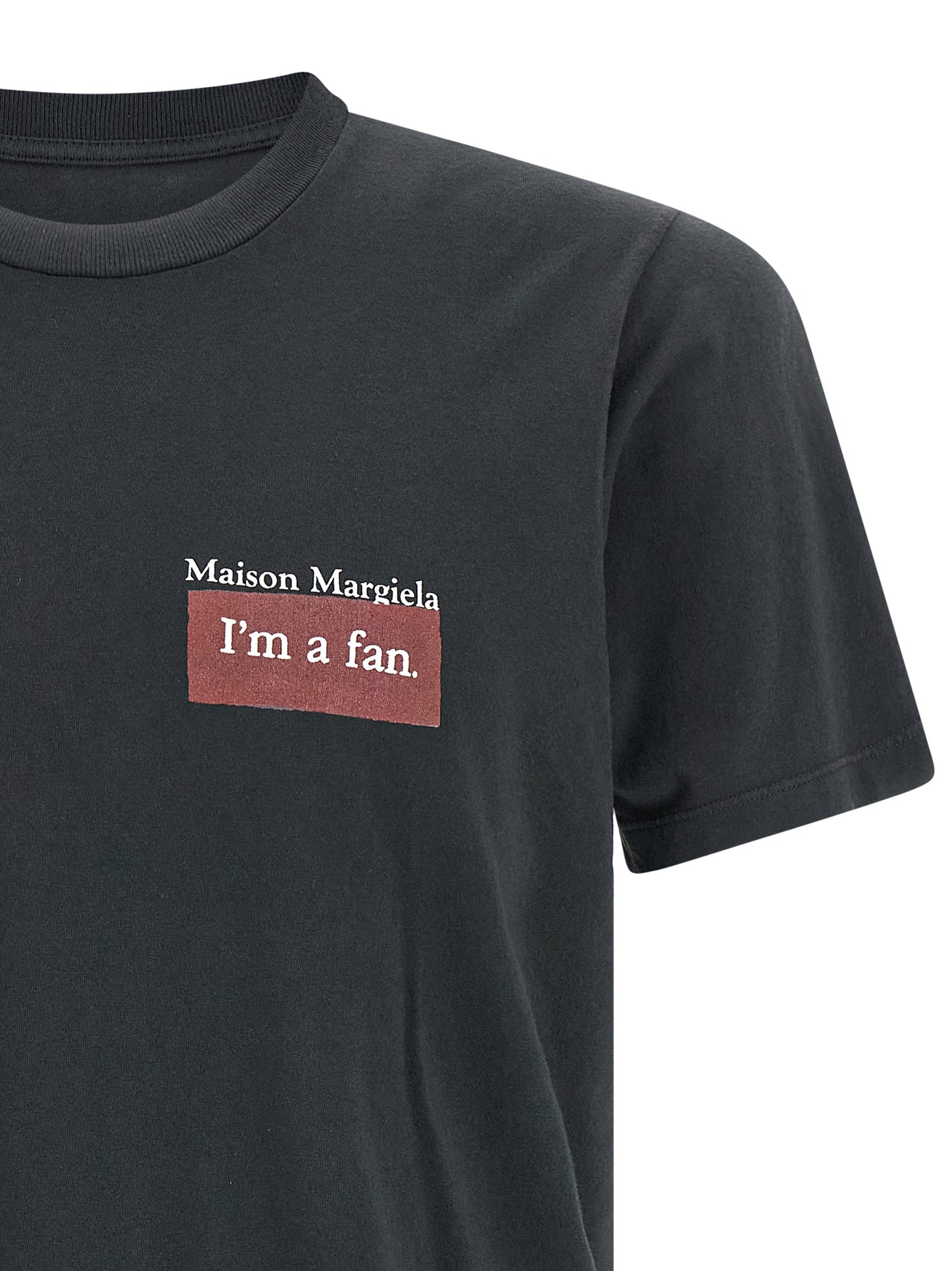 Maison Margiela Black Cotton T-Shirt
