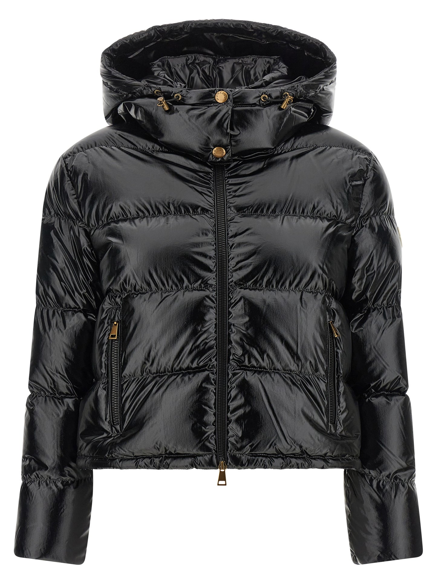Moncler Black Polyamide Full-Length Jacket
