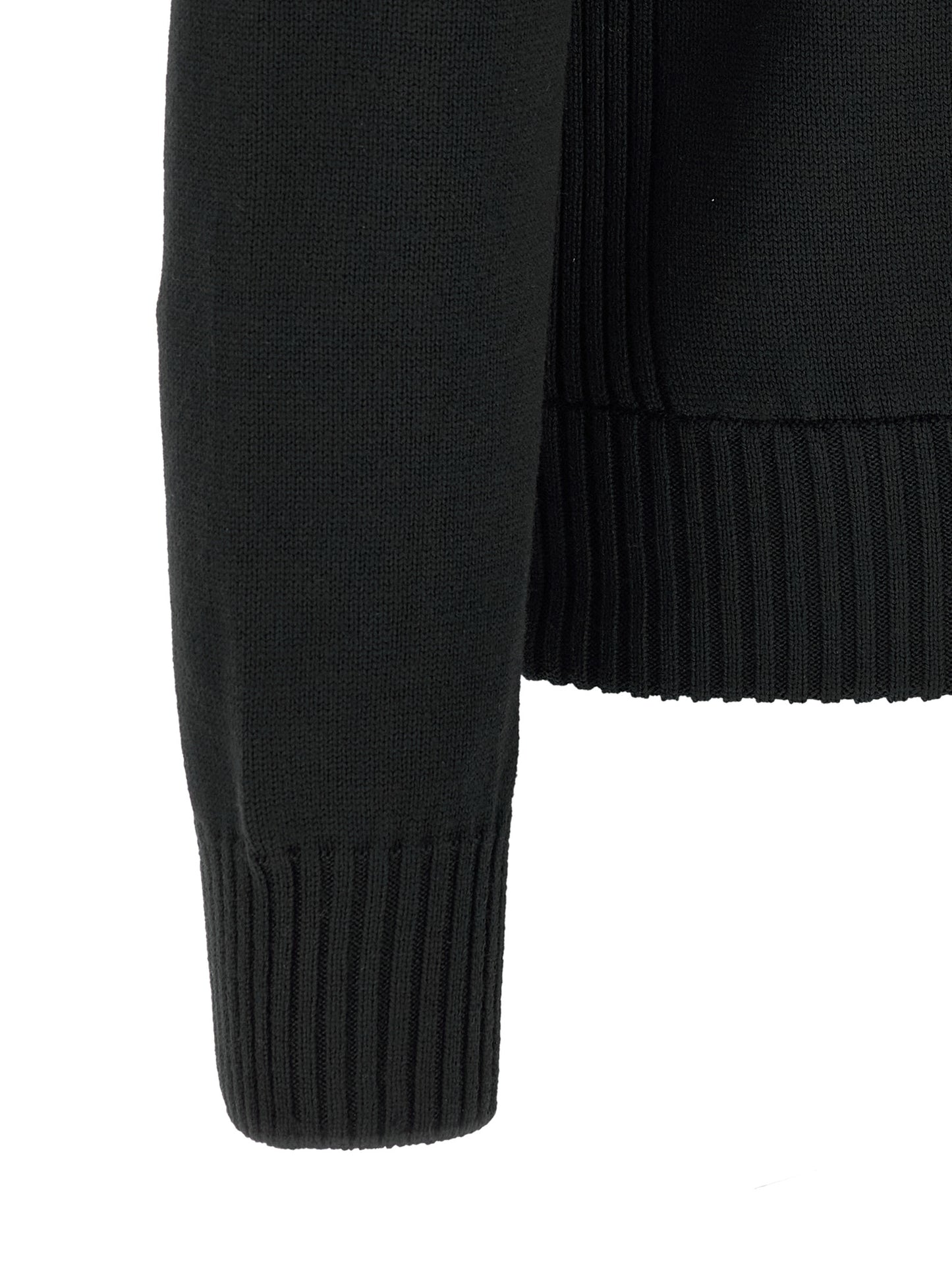 Moncler Black Polyester Cardigan