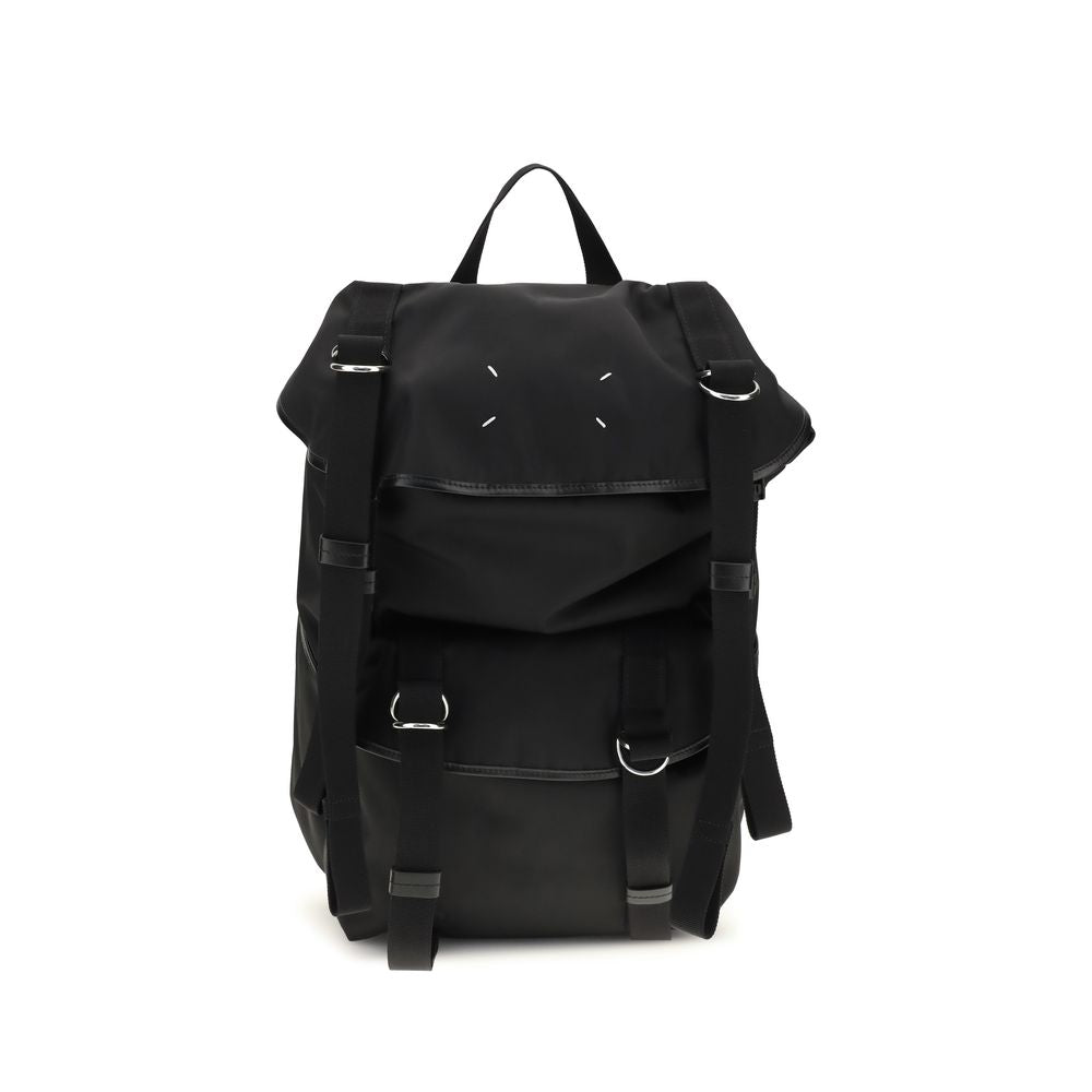 Maison Margiela Black Nylon Backpack