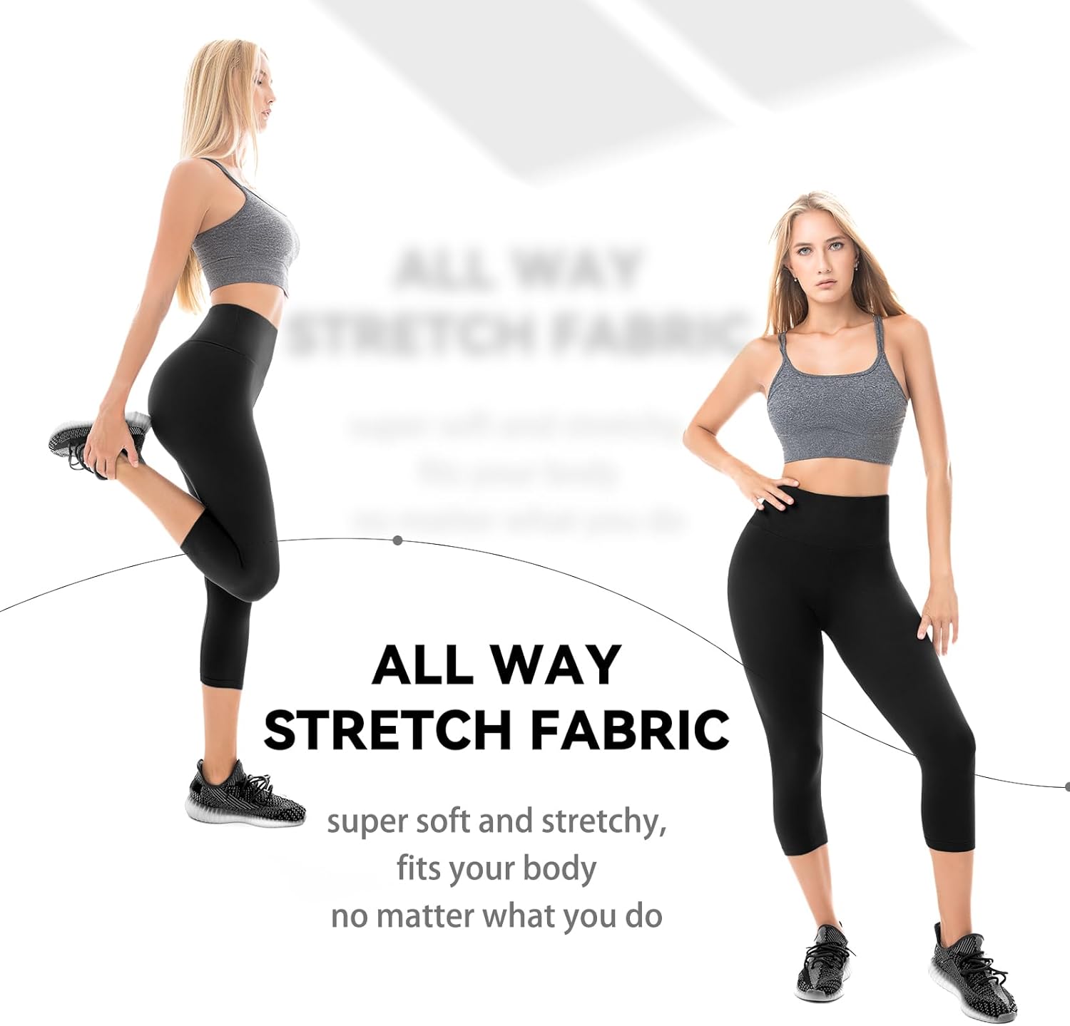 Women's Buttery Soft Capri Leggings | High Waisted Yoga & Gym Pants