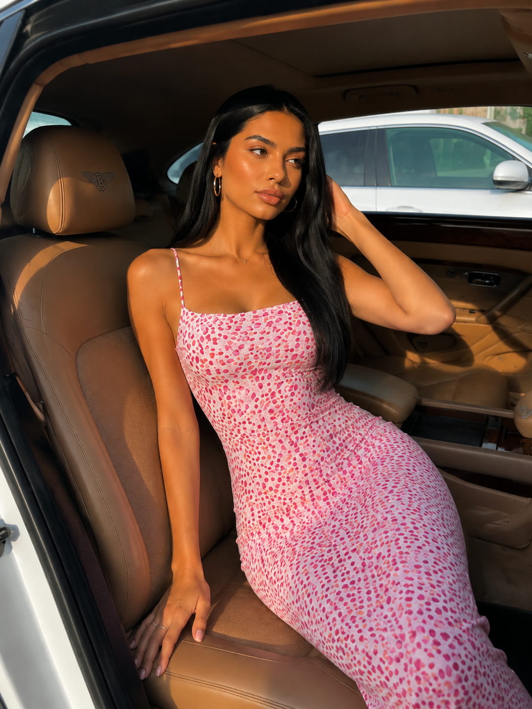 Aura Sonia Rosé Bloom Maxi Dresss