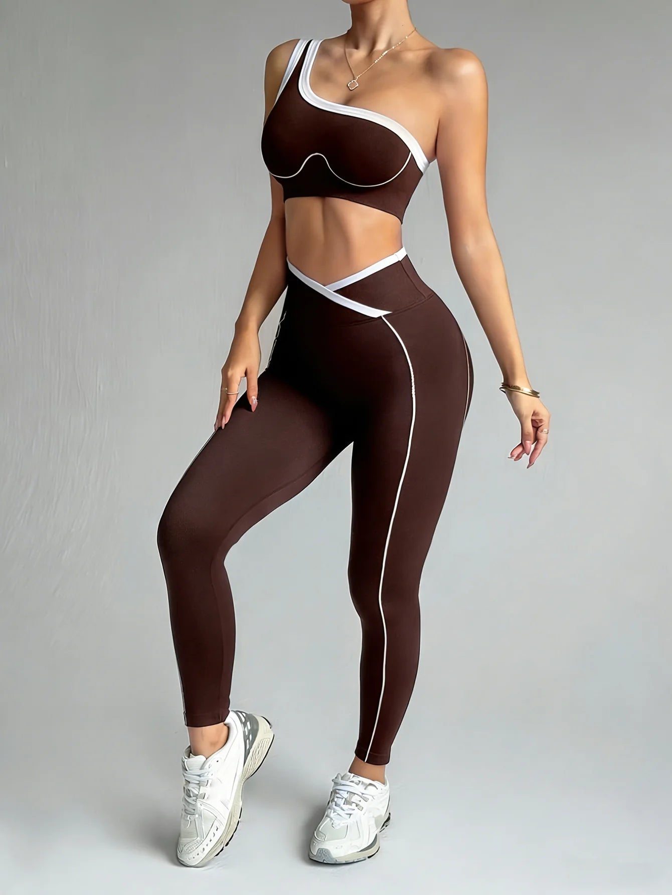 2 Piece set Women's Seamless Yoga Sets Sport Leggings Bra Sportswear 