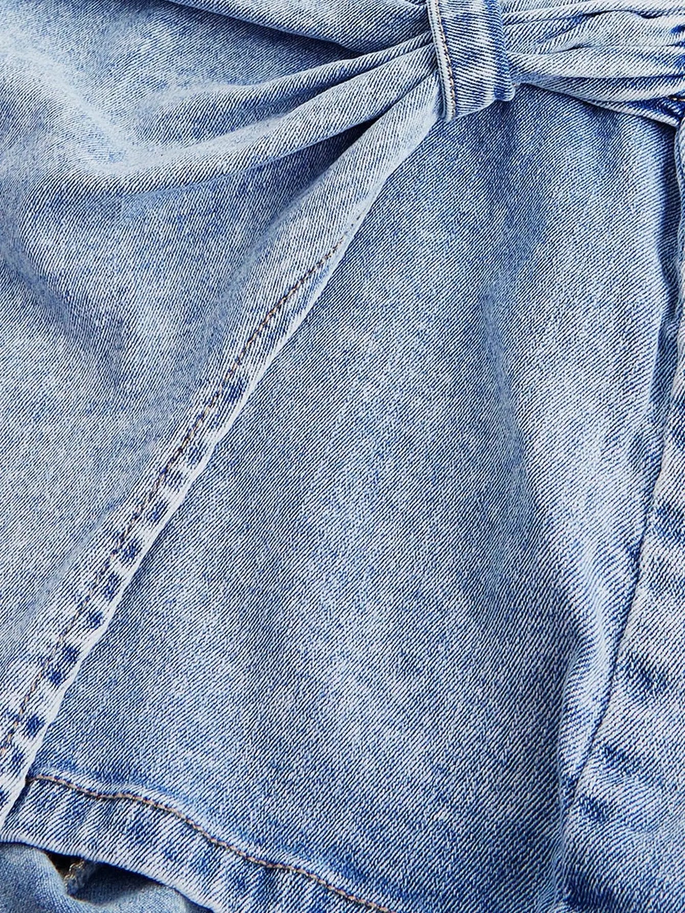  Women Tube Top Denim Dress 