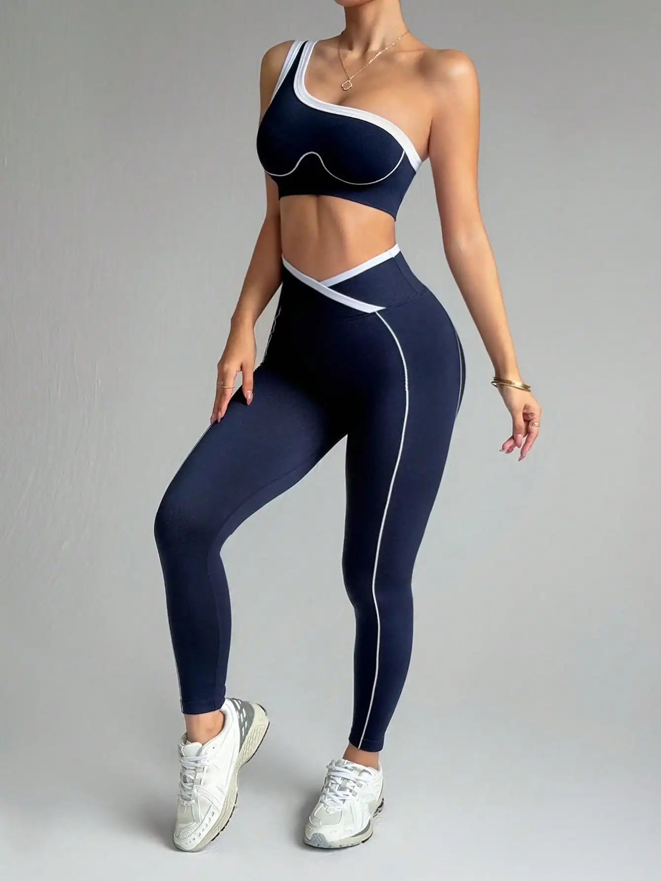 2 Piece set Women's Seamless Yoga Sets Sport Leggings Bra Sportswear 