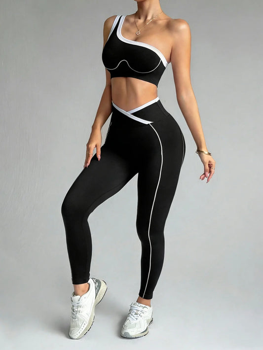 2 Piece set Women's Seamless Yoga Sets Sport Leggings Bra Sportswear 
