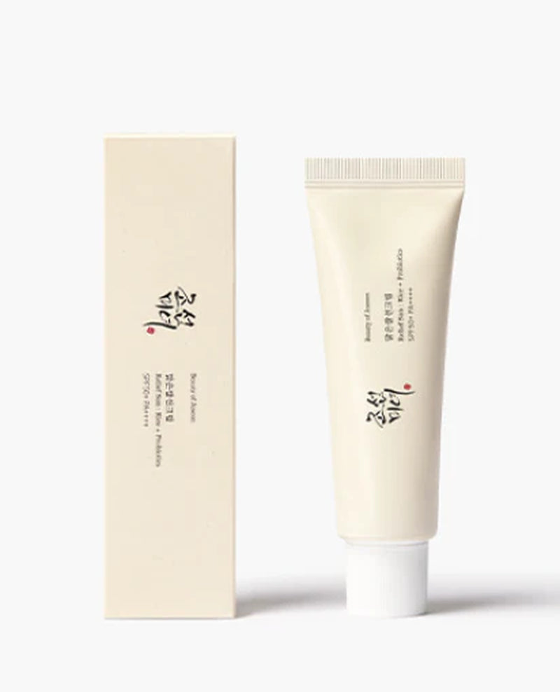 (BOJ) Relief Sun : Rice + Probiotics - Hydrating Sunscreen SPF 50+ PA++++ with No White Cast, 50Ml